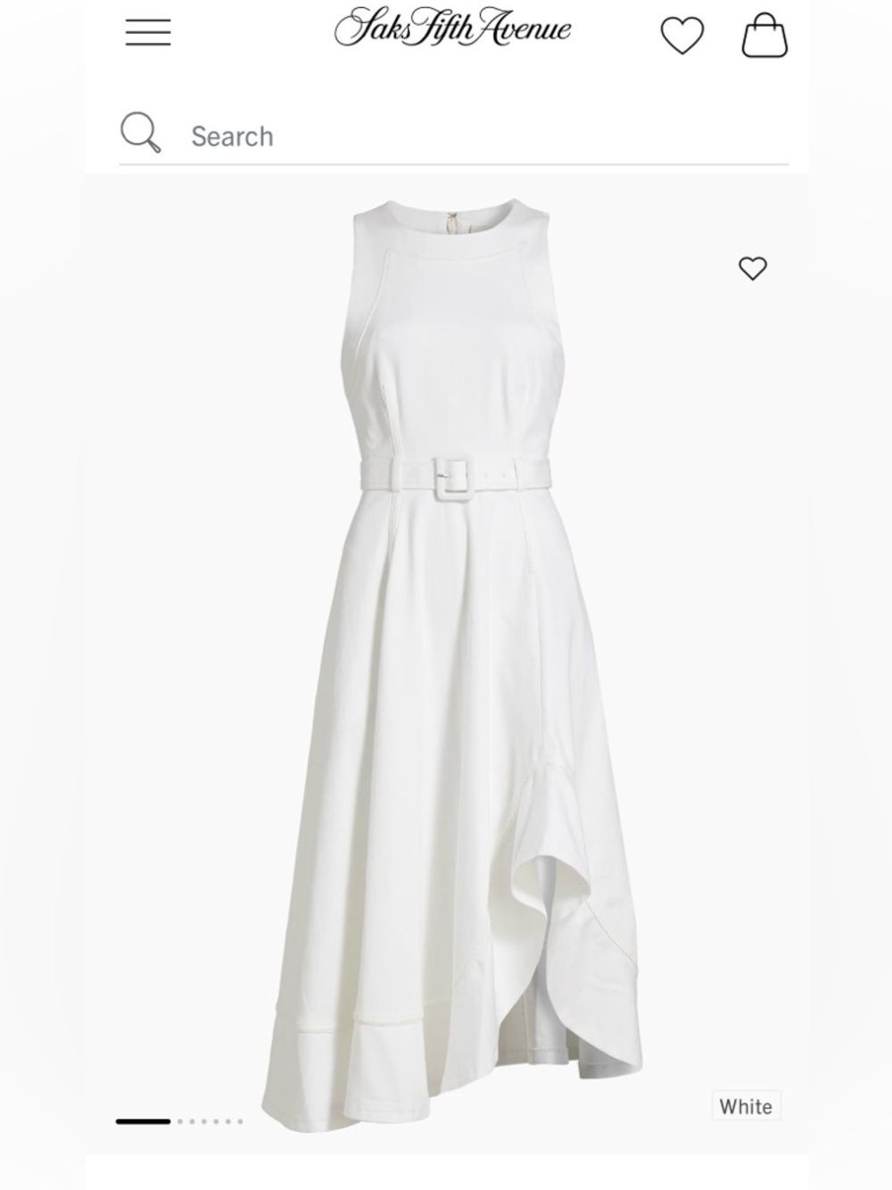 NWOT Cinq a Sept Zelda Belted Midi-Dress